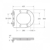 Унитаз подвесной BelBagno Sfera-TOR BB046CH-TOR/SC безободковый, смыв Tornado, сиденье микролифт, белый