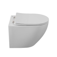 Унитаз подвесной BelBagno Sfera-TOR BB046CH-TOR/SC безободковый, смыв Tornado, сиденье микролифт, белый