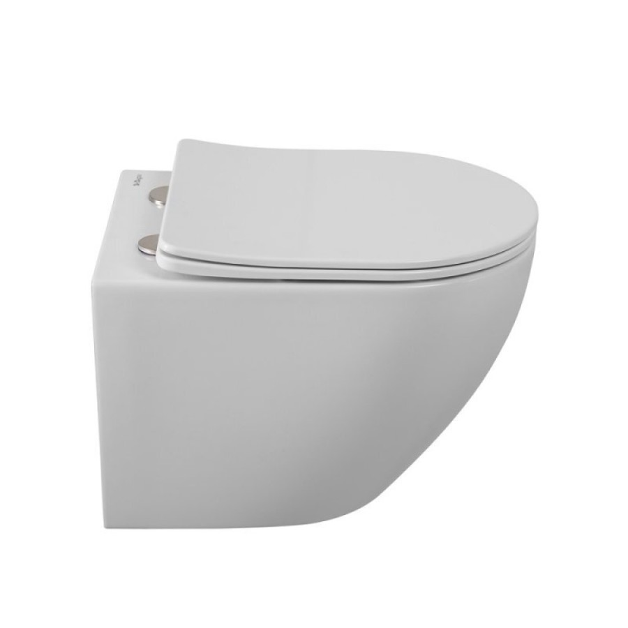 Унитаз подвесной BelBagno Sfera-TOR BB046CH-TOR/SC безободковый, смыв Tornado, сиденье микролифт, белый