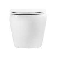 Подвесной унитаз BelBagno Sfera-R BB046CHR/SC, безободковый, сиденье микролифт, белый