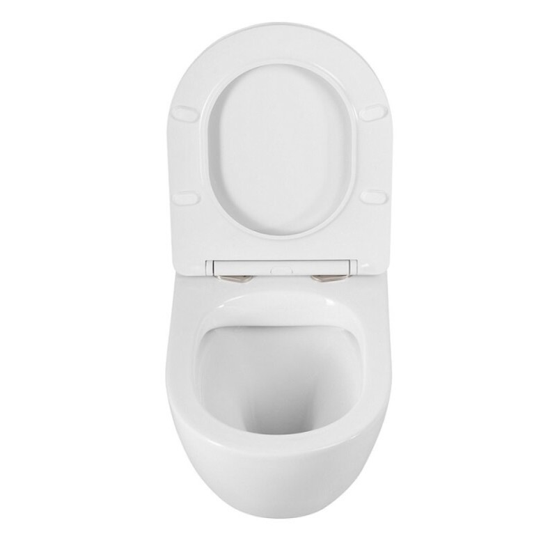 Инсталляция BelBagno с унитазом BelBagno Sfera-R BB046CHR/SC/BB026/BB042BL, сиденье микролифт, клавиша смыва белая, белый, 3 в 1