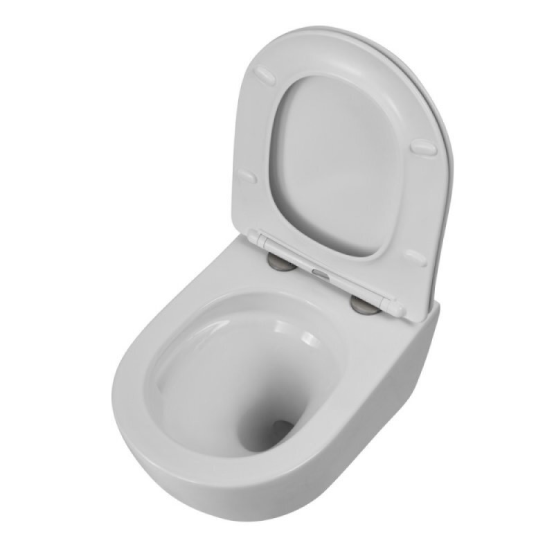 Подвесной унитаз BelBagno Amanda-Tor безободковый, смыв Tornado, белый, BB051CH-TOR-FC