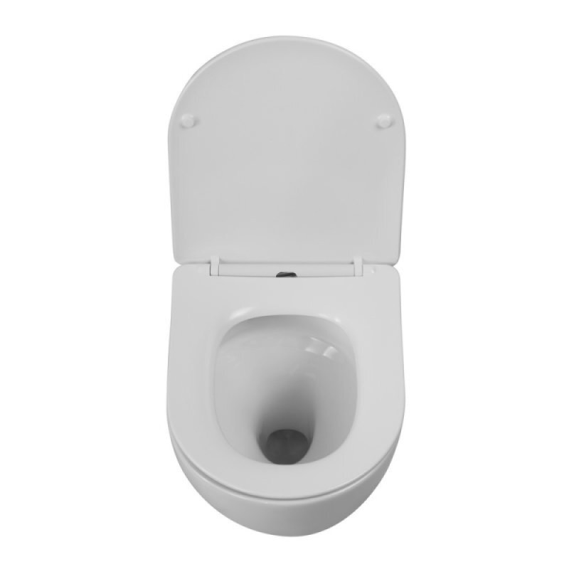 Подвесной унитаз BelBagno Amanda-Tor безободковый, смыв Tornado, белый, BB051CH-TOR-FC