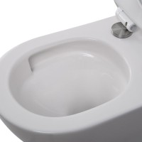 Подвесной унитаз BelBagno Amanda-Tor безободковый, смыв Tornado, белый, BB051CH-TOR-FC