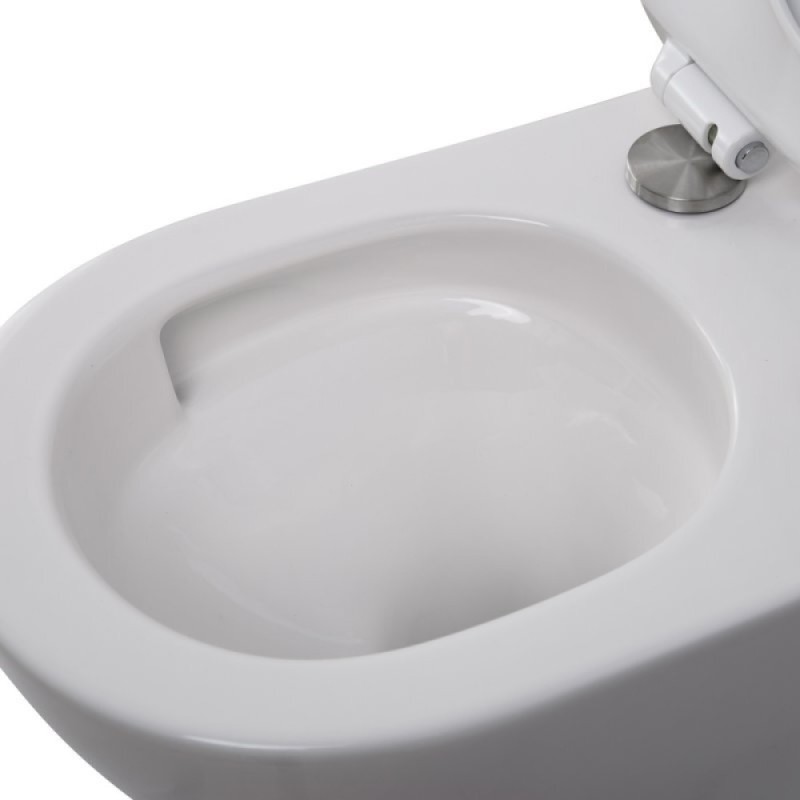 Подвесной унитаз BelBagno Amanda-Tor безободковый, смыв Tornado, белый, BB051CH-TOR-FC