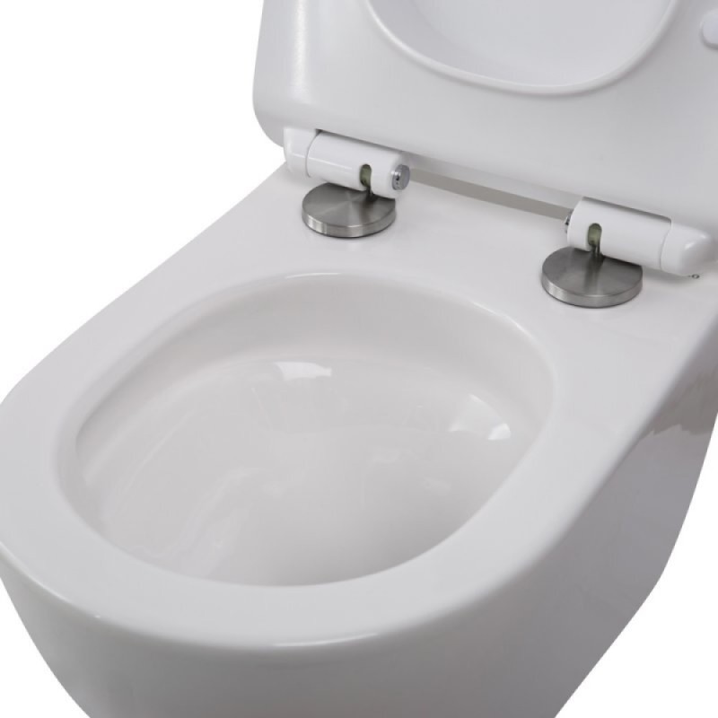 Подвесной унитаз BelBagno Amanda-Tor безободковый, смыв Tornado, белый, BB051CH-TOR-FC