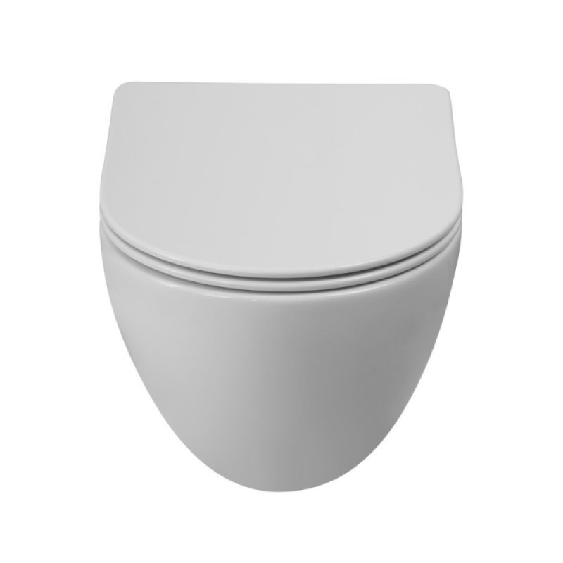 Подвесной унитаз BelBagno Amanda-Tor безободковый, смыв Tornado, белый, BB051CH-TOR-FC