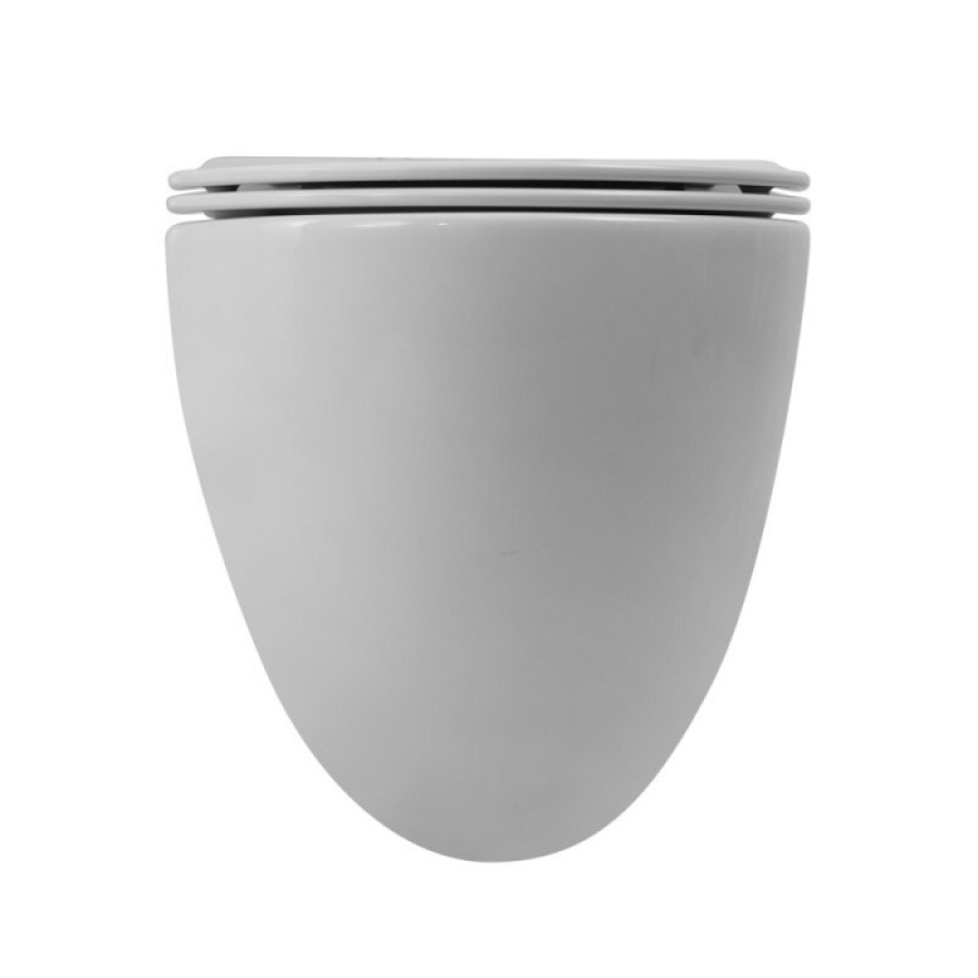 Подвесной унитаз BelBagno Amanda-Tor безободковый, смыв Tornado, белый, BB051CH-TOR-FC