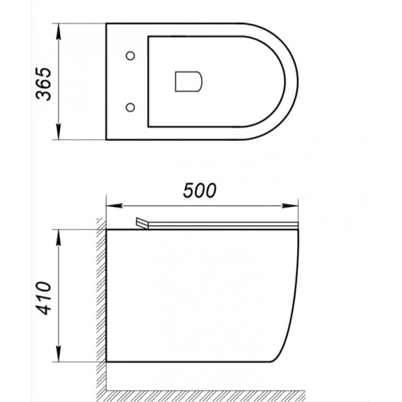 Подвесной безободковый унитаз BelBagno Amanda BB051CHR, белый