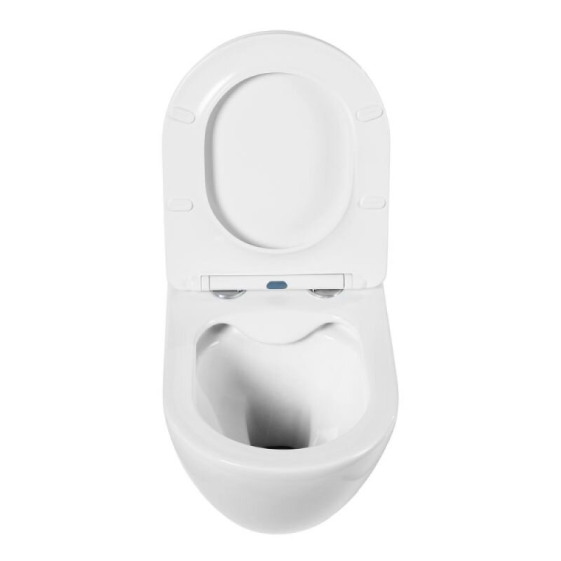 Инсталляция BelBagno с унитазом BelBagno Amanda BB051CHR, сиденье микролифт, клавиша хром, комплект