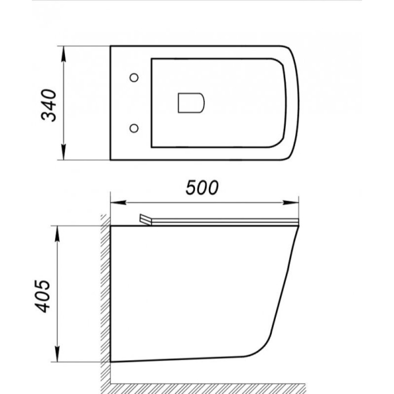 Подвесной унитаз BelBagno Marmi BB052CHR