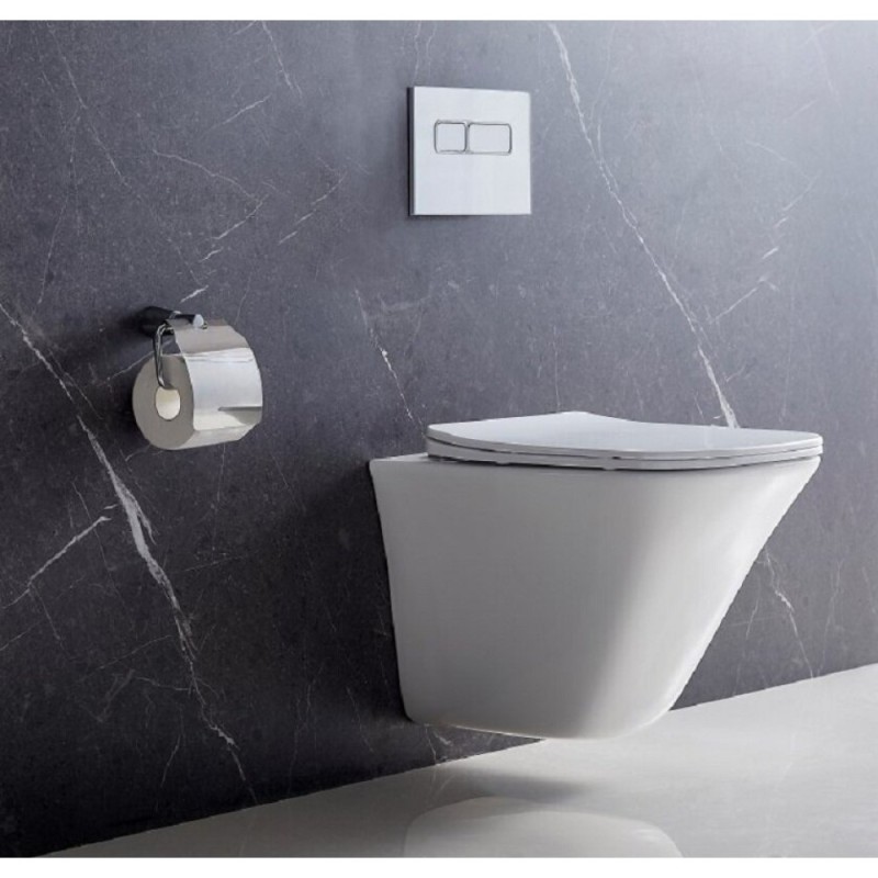 Подвесной унитаз BelBagno Marmi BB052CHR