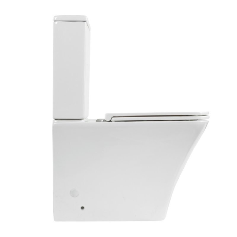 Напольный унитаз-компакт BelBagno Marmi BB052CPR безободковый с бачком BB052T