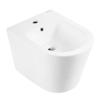 Подвесное биде BelBagno Flay BB053BH-R, белое