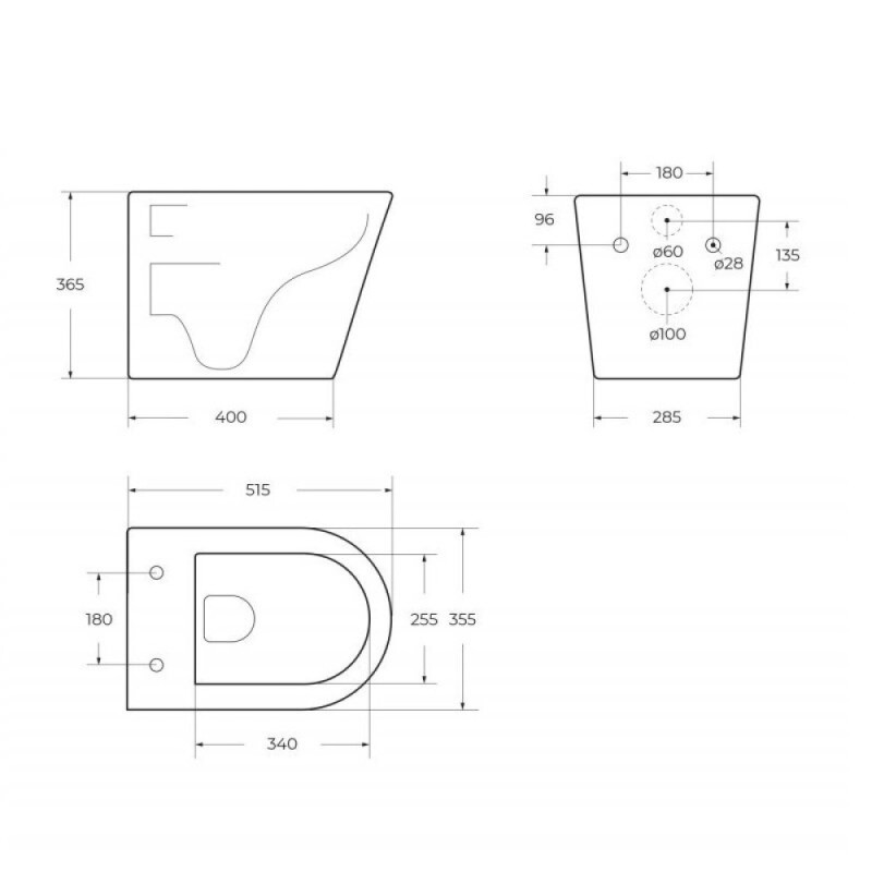 Подвесной безободковый унитаз BelBagno Flay-R BB053CHR/SC, сиденье микролифт, белый