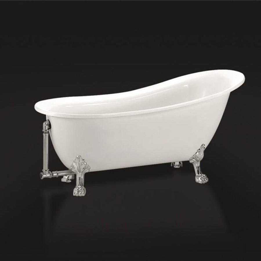 Ванна акриловая Belbagno BB06-1550, 155 x 76 см, белый
