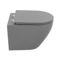 Унитаз подвесной BelBagno Colorato BB062CHR-GR безободковый, цвет серый