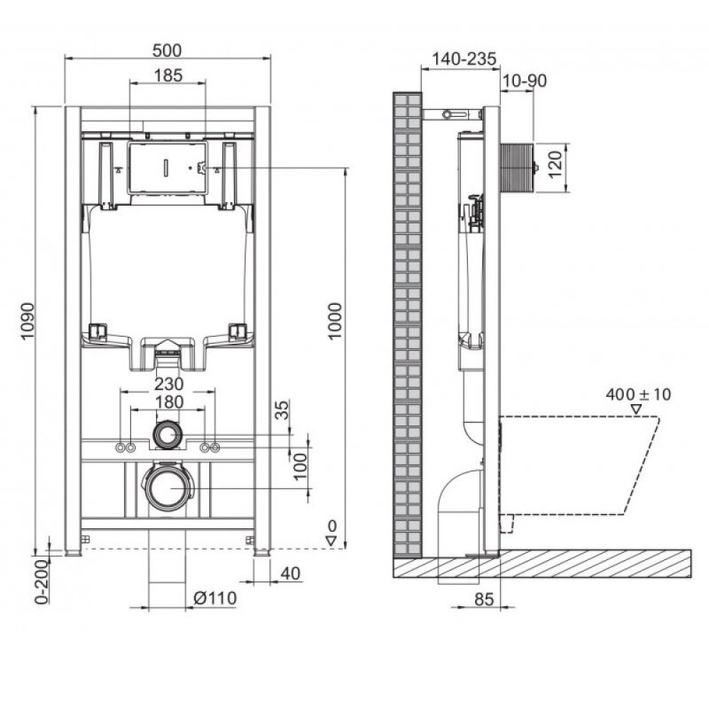 Инсталляция BelBagno BB062CHR-MB/BB062SC-MB/BB002-80/BB007-PR-NERO.M, с унитазом BelBagno Colorato, сиденье с микролифтом, клавиша черная, комплект