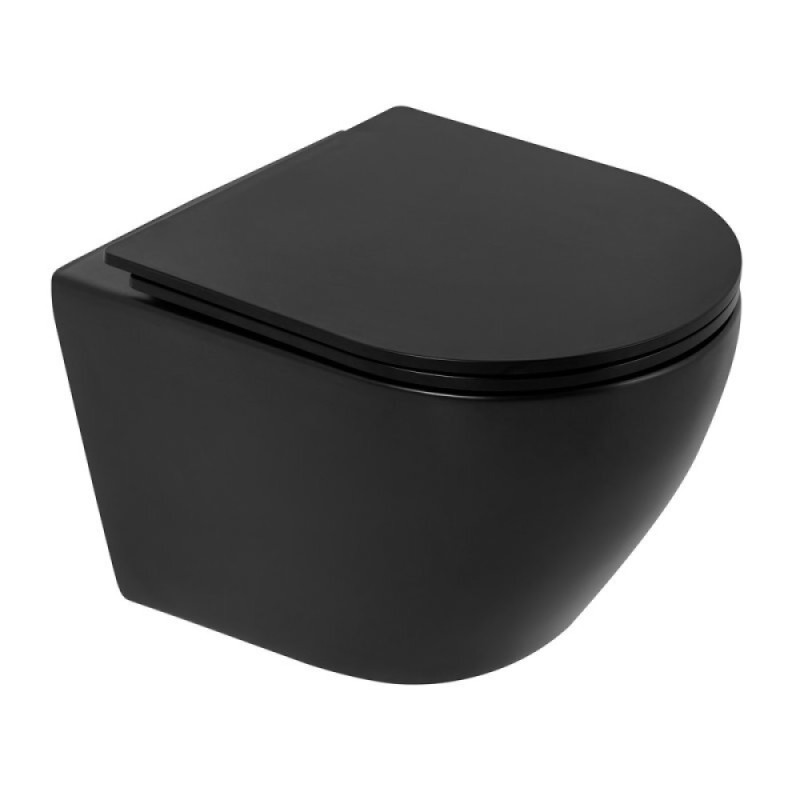 Инсталляция BelBagno BB062CHR-MB/BB062SC-MB/BB002-80/BB007-PR-NERO.M, с унитазом BelBagno Colorato, сиденье с микролифтом, клавиша черная, комплект