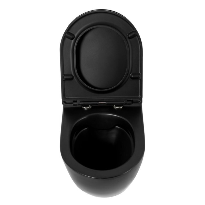 Инсталляция BelBagno BB062CHR-MB/BB062SC-MB/BB002-80/BB007-PR-NERO.M, с унитазом BelBagno Colorato, сиденье с микролифтом, клавиша черная, комплект