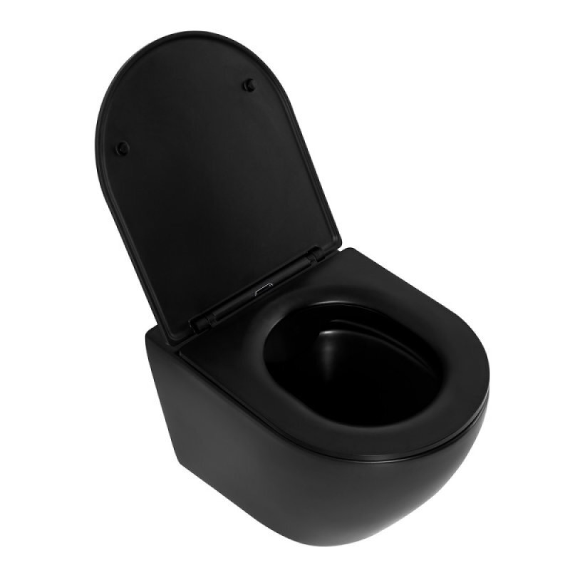 Инсталляция BelBagno BB062CHR-MB/BB062SC-MB/BB002-80/BB007-PR-NERO.M, с унитазом BelBagno Colorato, сиденье с микролифтом, клавиша черная, комплект