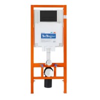 Инсталляция BelBagno BB062CHR-MB/BB062SC-MB/BB002-80/BB007-PR-NERO.M, с унитазом BelBagno Colorato, сиденье с микролифтом, клавиша черная, комплект