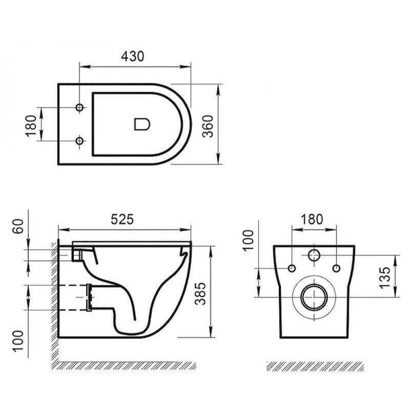Инсталляция BelBagno Onda BB066CHR/BB870SC/BB002-80/BB014-SR-BIANCO, с белым унитазом, сиденье микролифт, клавиша смыва белая