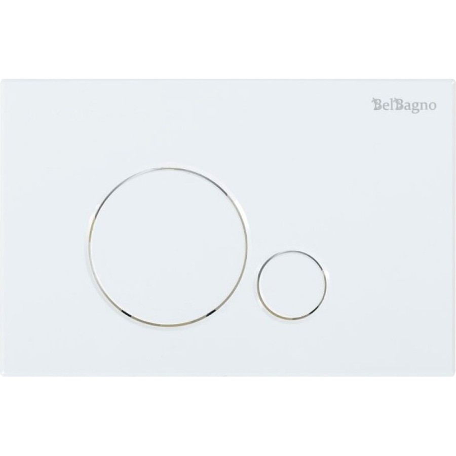 Инсталляция BelBagno Onda BB066CHR/BB870SC/BB002-80/BB014-SR-BIANCO, с белым унитазом, сиденье микролифт, клавиша смыва белая