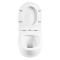 Инсталляция BelBagno Onda BB066CHR/BB870SC/BB002-80/BB014-SR-BIANCO, с белым унитазом, сиденье микролифт, клавиша смыва белая