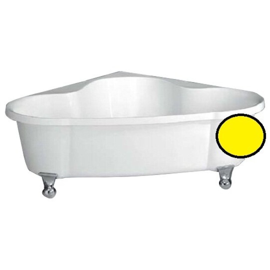 Ванна акриловая BelBagno, BB07-ORO - Золото, 150 х 150 см