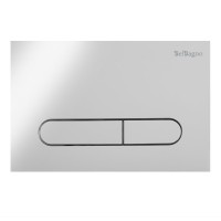 Инсталляция BelBagno с унитазом BelBagno Loto BB070CHR, тонкое сиденье с микролифтом, клавиша хром, комплект 4 в 1