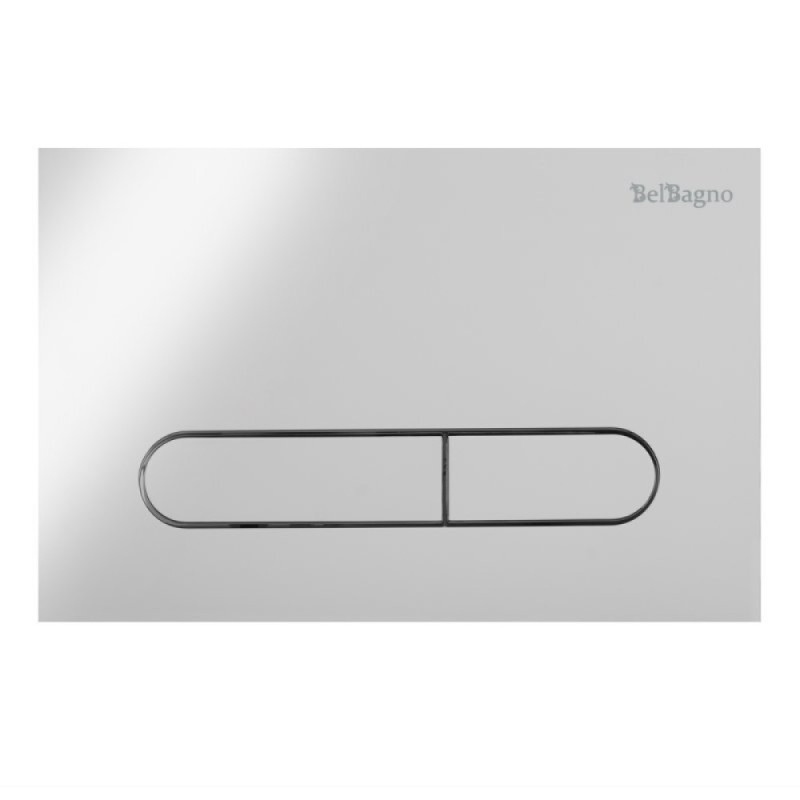Инсталляция BelBagno с унитазом BelBagno Loto BB070CHR, тонкое сиденье с микролифтом, клавиша хром, комплект 4 в 1