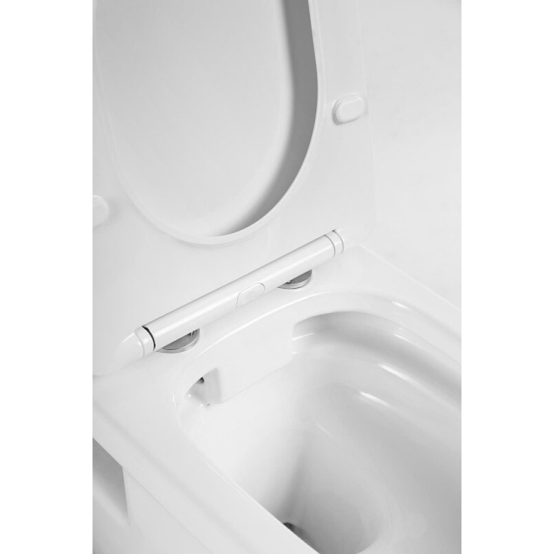 Инсталляция BelBagno с унитазом BelBagno Loto BB070CHR/SC/BB026/BB041CR, сиденье микролифт, клавиша смыва хром, белый, 4 в 1