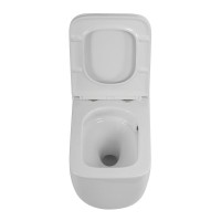 Подвесной унитаз BelBagno Tornado Luce-Tor BB076CH-TOR/SC, безободковый, сиденье микролифт, белый