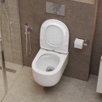 Подвесной унитаз BelBagno Soft-tor, BB084CH-TOR, безободковый, белый