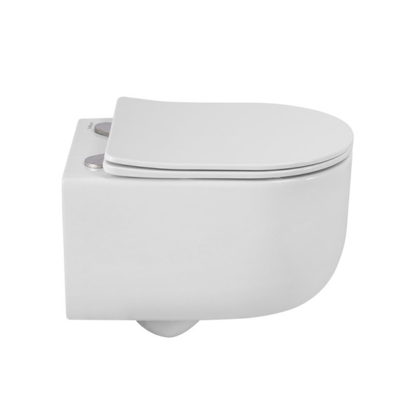 Подвесной унитаз BelBagno Soft-tor, BB084CH-TOR/SC, безободковый, сиденье микролифт, белый