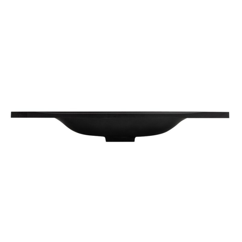 Раковина BelBagno BB1000/445-LV-ART-PR-NERO, 1000 см, искусственный камень, черный матовый