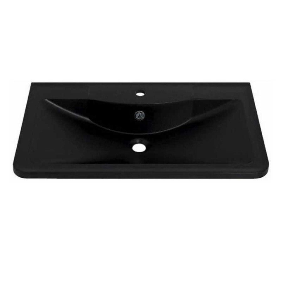 Раковина из искусственного камня BelBagno Aurora BB1000/450-LV-ART-AST-NERO, 100 x 45 х 15 см, черный матовый