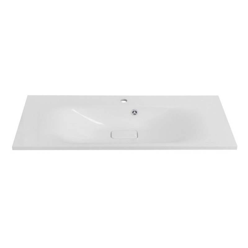 Раковина BelBagno BB1000/450-LV-MR-FT, 1000 см, искусственный камень, белый