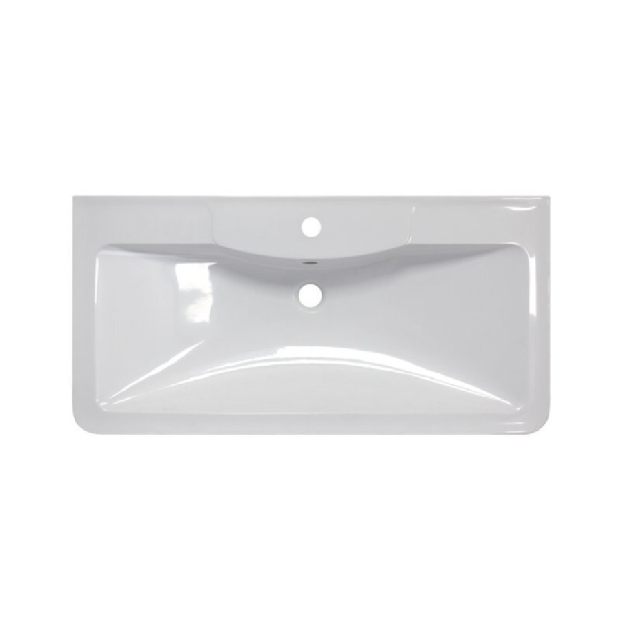 Раковина из искусственного мрамора BelBagno BB1000/455-LV-MR-ALR, 100 x 45.5 x 14.5 см