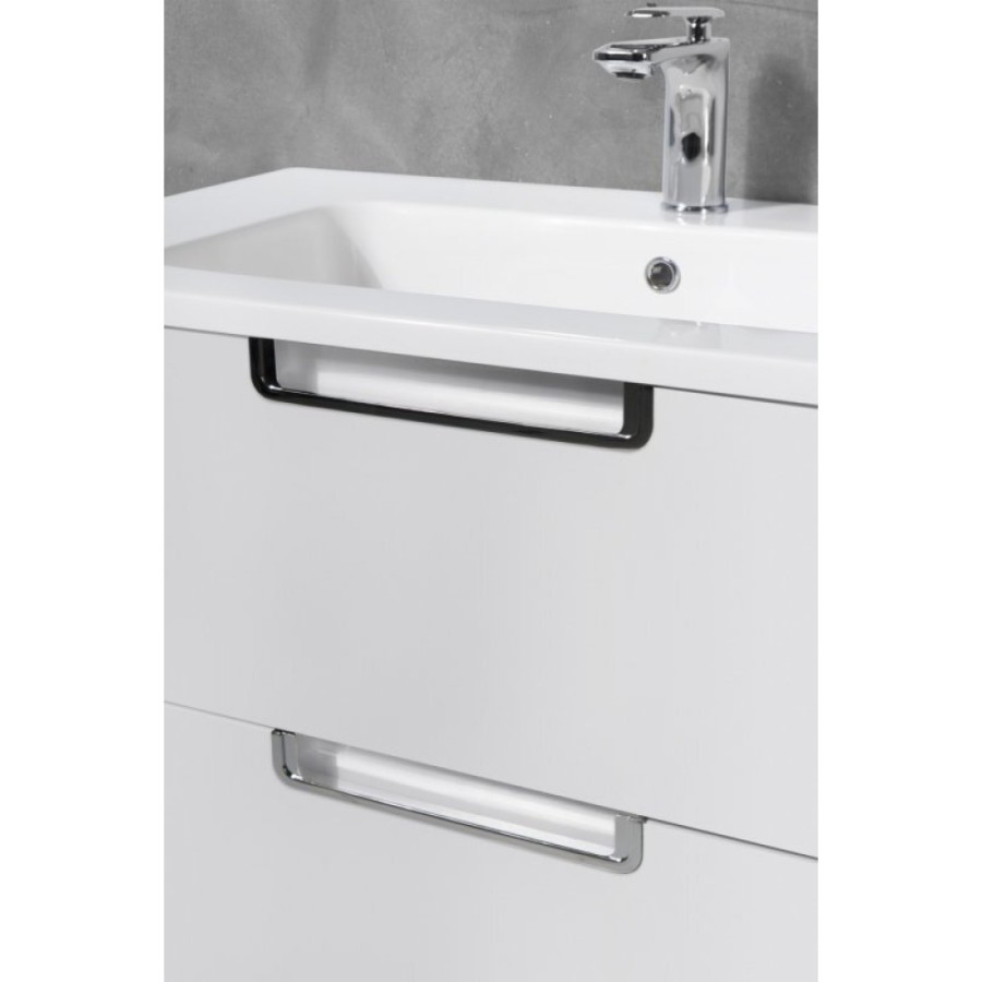 Тумба под раковину BelBagno Leticia BB1000DDAC/BL 100 см, белый глянцевый (Bianco Lucido)