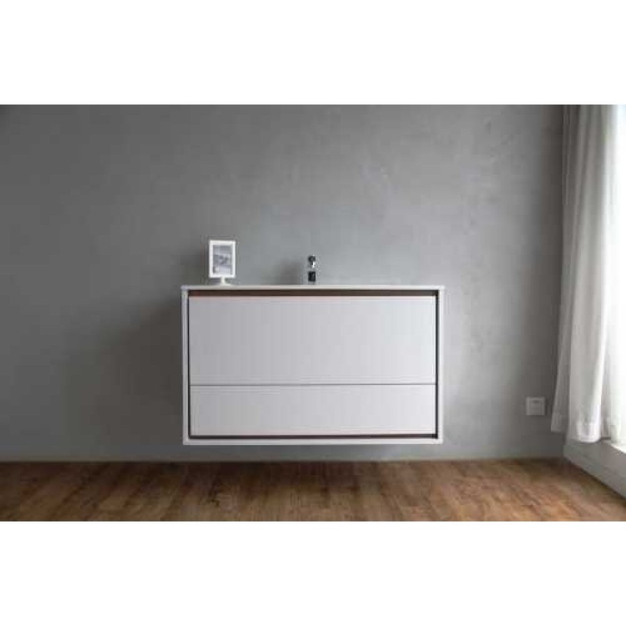 Тумба под раковину BelBagno Gloria 1000 BB1000ODC/TL, Tortora Lucido/серо-бежевый глянец