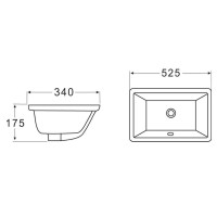Раковина Belbagno 52 х 34 см, встраиваемая снизу, белый, BB1009