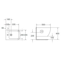 Биде BelBagno Alpina BB10100B напольное