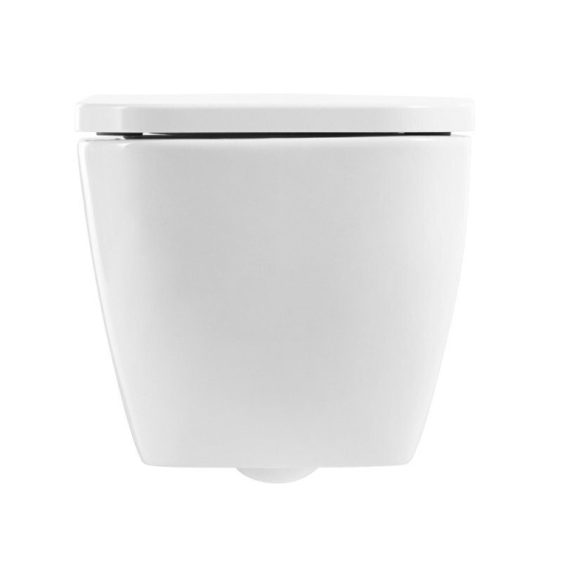 Подвесной унитаз BelBagno Alpina BB10100CHR/SC, крышка микролифт