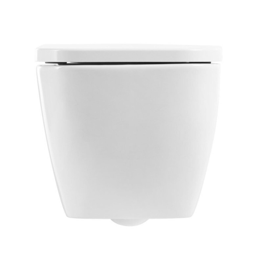 Подвесной унитаз BelBagno Alpina BB10100CHR/SC, крышка микролифт
