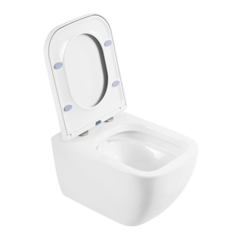 Подвесной унитаз BelBagno Alpina BB10100CHR/SC, крышка микролифт