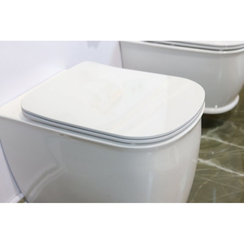 Приставной унитаз BelBagno Prado BB10150CB, белый