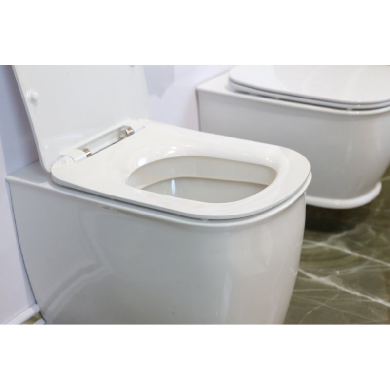 Приставной унитаз BelBagno Prado BB10150CB, белый