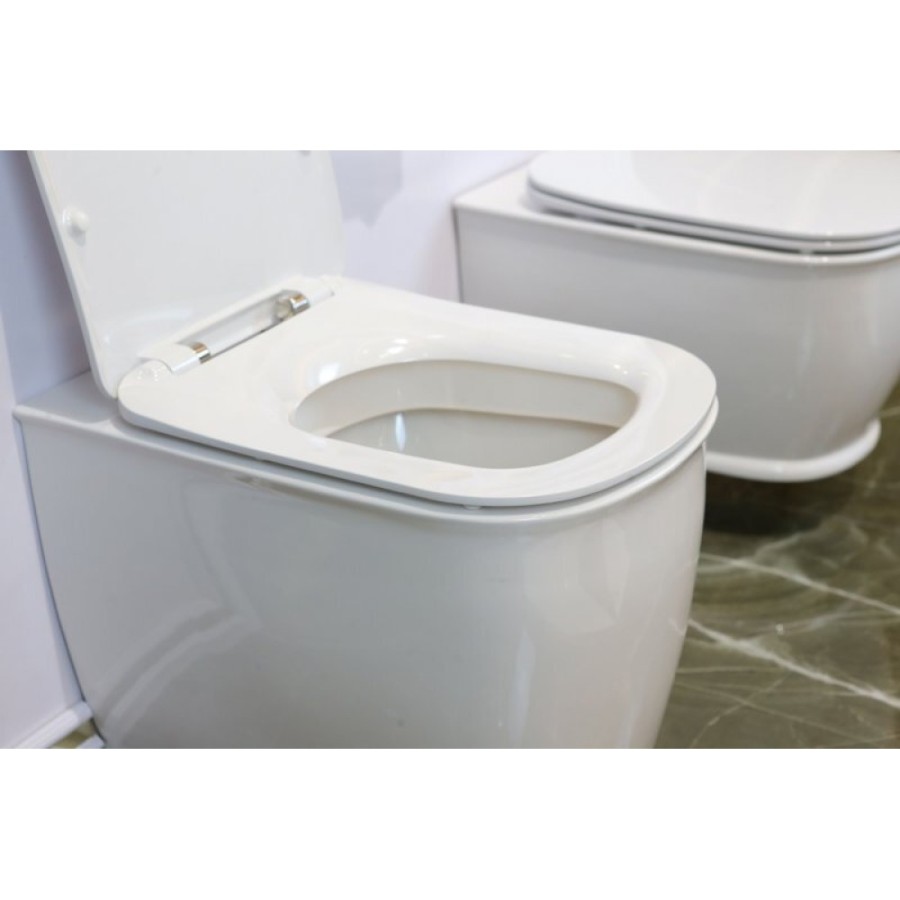 Приставной унитаз BelBagno Prado BB10150CB, белый